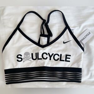 Lululemon SOULCYCLE  bra pro indy cool with sklucycle white